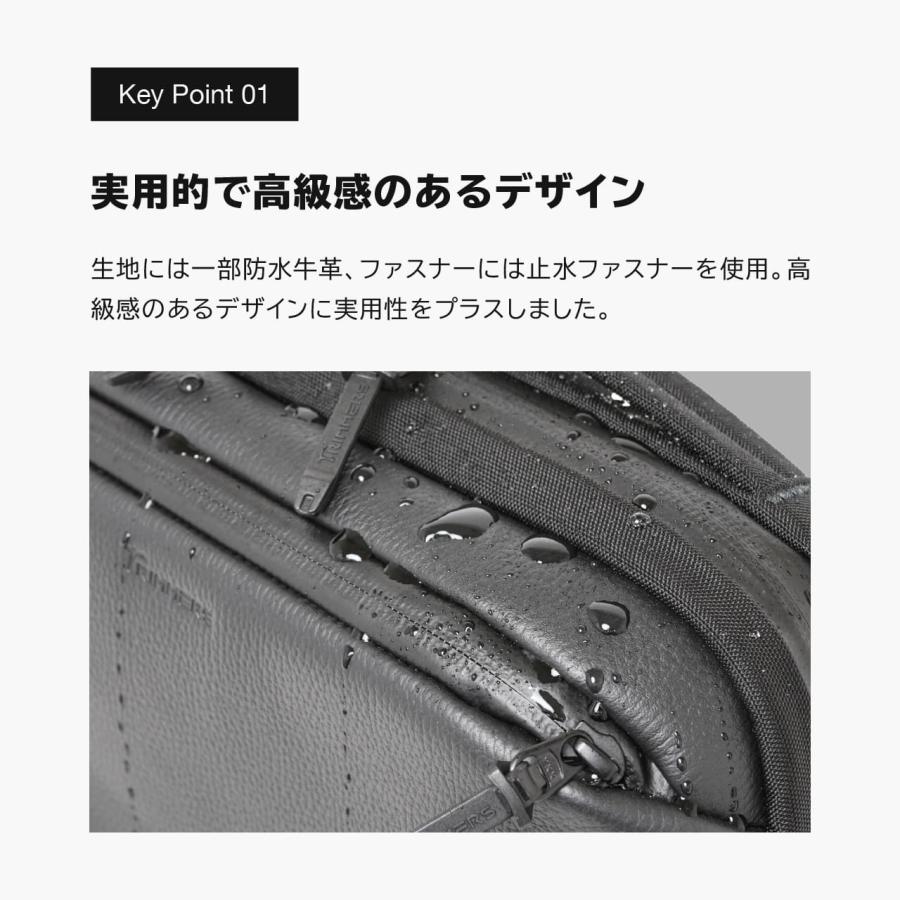 TRIMMERS USA トリマーズUSA TR-004 レザースリングバッグ ショルダー ボディバッグ Solstice Sling Bag R_6