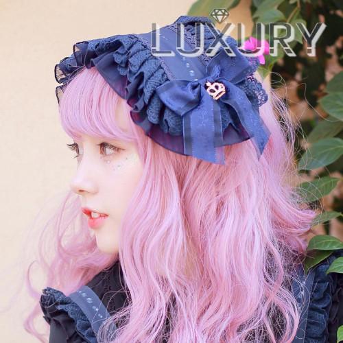 ロリータmilu Forest 眠りの魔法ヘッドドレス ヘッドドレスのみ リボン フリル ゴスロリ 小物 Loli0617 Luxury ラグジュアリ 通販 Yahoo ショッピング