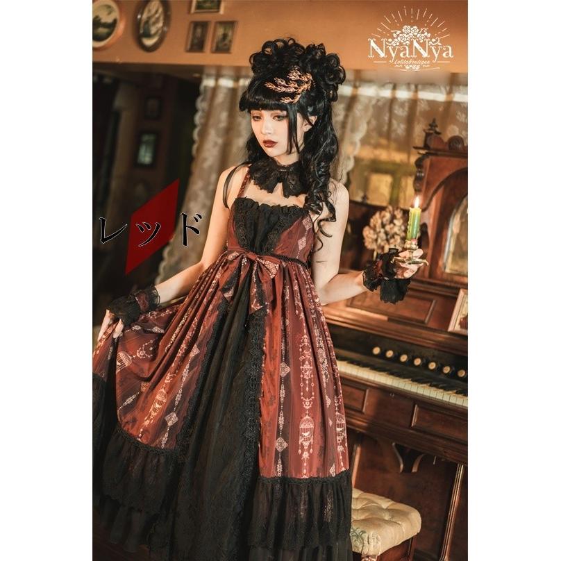 ロリータ服 NyaNya 十六夜の歌姫 大きめレースのカチューシャ ヘッドドレス リボン パール クラシカル ロリータ服 ロリータファッション パステ｜loliloli｜08