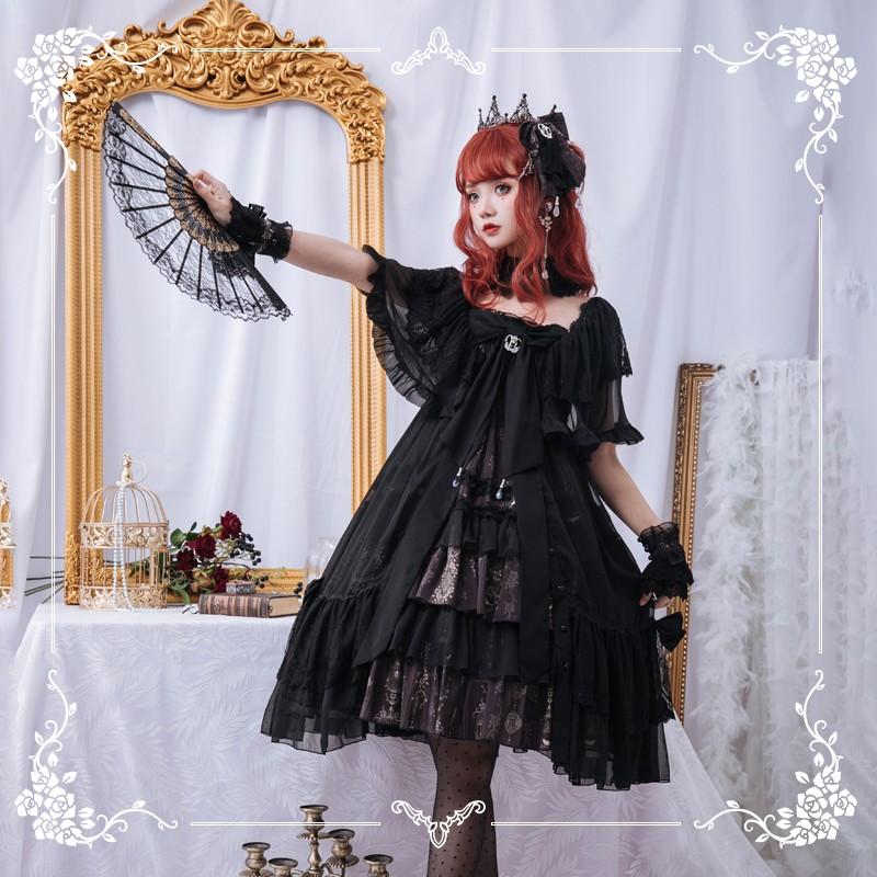 ロリータ服 NyaNya ブランド 十六夜の歌姫 フリルシースールー 半袖 カーディガン ロング 透け感 クラシカルロリータ服 エレガント ホワイト :loli099002:LUXURY-ラグジュアリ 通販 ロリータ服 NyaNya ブランド 十六夜の歌姫 フリルシースールー 半袖 カーディガン ロング 透け感 クラシカルロリータ服 エレガント ホワイト