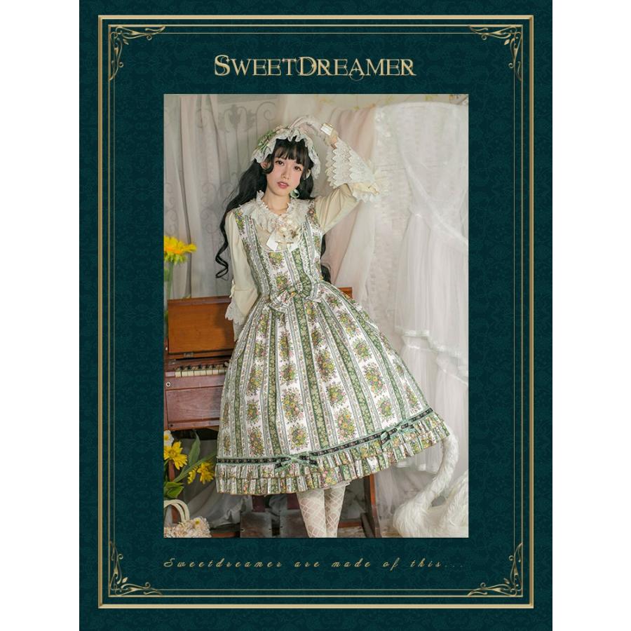 ロリータ Sweet Dreamer Vintage 小花柄ジャンパースカート
