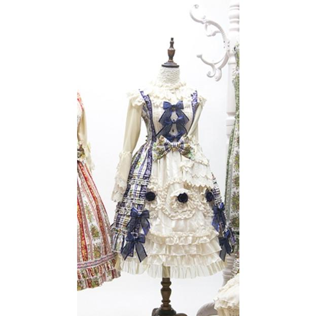 即納有り ロリータ服 Sweet Dreamer Vintage 小花柄ジャンパースカート  