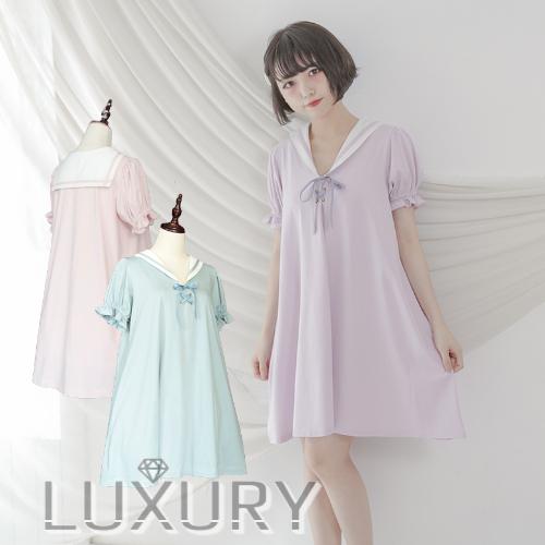 ロリータファッション Dolly Delly ブランド 水兵さん セーラーワンピース ワンピのみ セーラー服 制服風 レディース スモック ロリータ 甘 ロリ パステルカラー Loli1155 Luxury ラグジュアリ 通販 Yahoo ショッピング