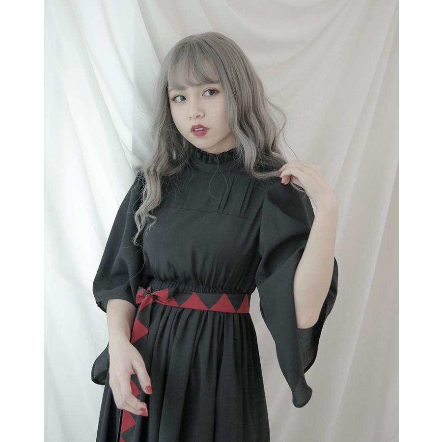正規激安 聖夜の魔女 ワンピース ロング丈 腰リボン付き 長袖 レディース ロリータ ゴスロリ 暗黒系 魔女 魔法使い ブラック 春夏 21新作 Www Skylanceronline Com