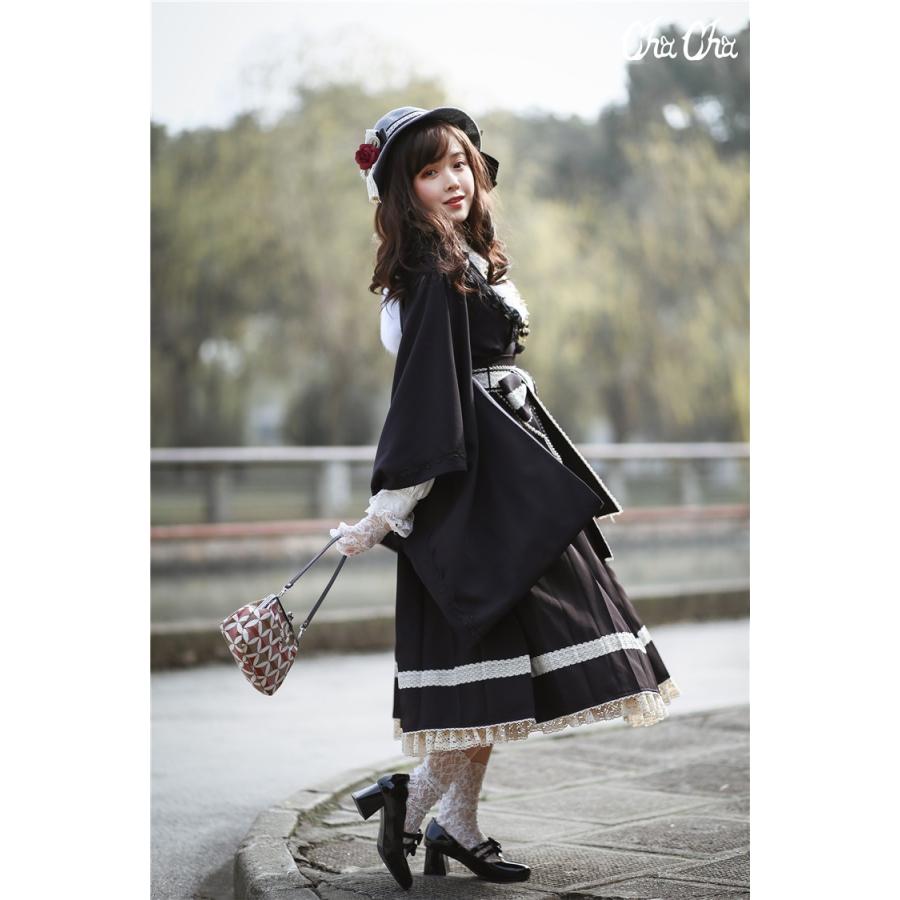 ロリータ服 羽織 NyaNya 和風 振袖 羽織り 上着 コート 秋冬 和ロリ