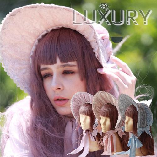 ロリータ Kradlanrete Le Portrait De Marie ボンネット ヘッドドレス フリル クラロリ ゴスロリ Loli1696 Luxury ラグジュアリ 通販 Yahoo ショッピング