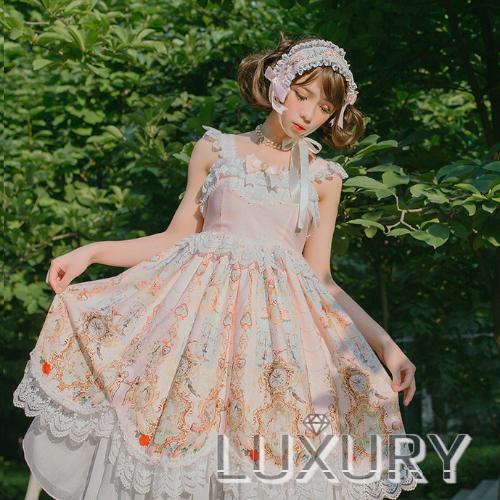 ロリータ Dorisnightlolita 天使の時計ワンピース ワンピのみ ジャンスカ お姫様 お嬢様 甘ロリ フリル レース Loli10 Luxury ラグジュアリ 通販 Yahoo ショッピング