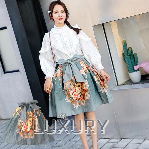 ロリータ Luxury ラグジュアリのロリータ Dorisnightlolita クラシカルスカート リボン タック付き Loli12ならショッピング ランキングや口コミも豊富なネット通販 更にお得なpaypay残高も スマホアプリも充実で毎日どこからでも気になる商品をその場でお求め