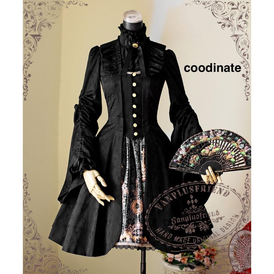 ロリータ Neo Ludwig ロココ風 姫袖ブラックコート ゴスロリ 姫ロリ 秋冬 タイト ドレスコート Aライン Loli1908 Luxury ラグジュアリ 通販 Yahoo ショッピング