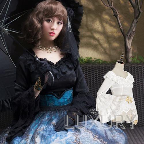 ロリータ Neo Ludwig 10時のシンデレラ 姫袖ブラウス 段フリル フリル ゴスロリ 姫ロリ 貴族 皇族 インナー Loli1915 Luxury ラグジュアリ 通販 Yahoo ショッピング