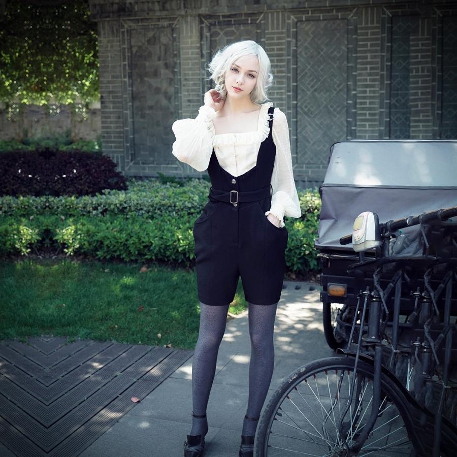 ロリータ Neo Ludwig Metalrose ロンパース ボトムス 吊りズボン 秋冬 男装 王子系 中性的 クラシカル 少年 Loli1974 Luxury ラグジュアリ 通販 Yahoo ショッピング