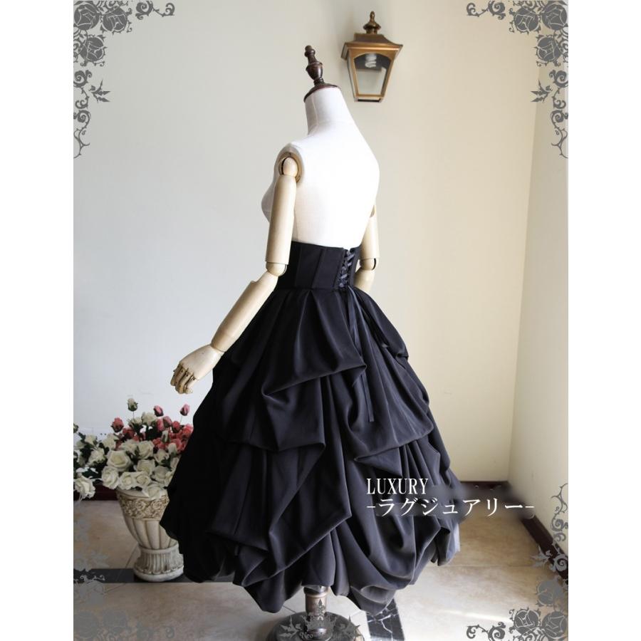 ロリータファッション Neo Ludwig ハイウエスト スカート ブラックカラー ティアード ゴスロリ 黒ロリ ダーク 重厚感 ロリィタ Loli21 Luxury ラグジュアリ 通販 Yahoo ショッピング