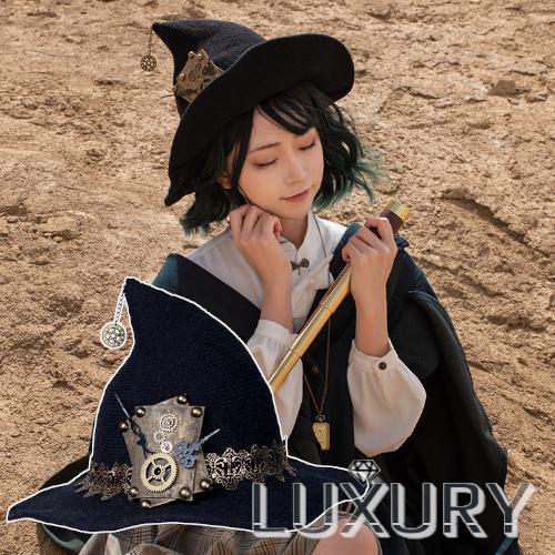 ロリータ服 ロリータファッション スチームパンクハット 帽子 Steampunk ブラック 雑貨 小物 ギア チェーン 通年 ブラック コスプレ ゴス Loli2116 Luxury ラグジュアリ 通販 Yahoo ショッピング