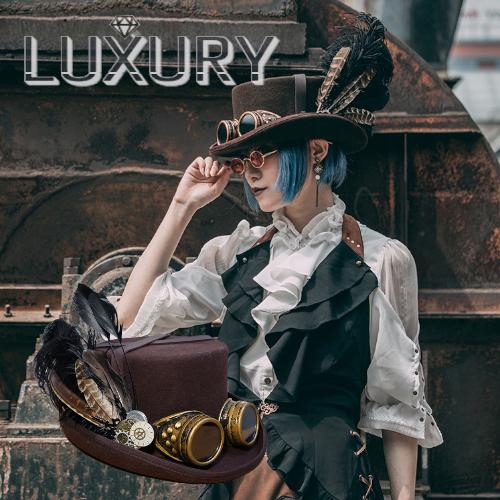 ロリータ服 ロリータファッション スチームパンクゴーグル付き