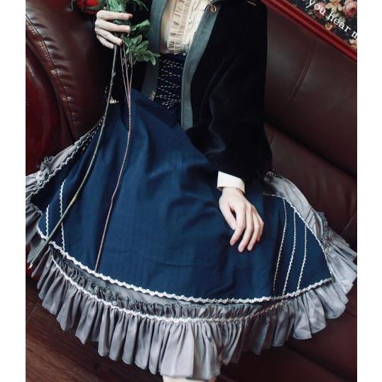 ロリータ服 コルセットスカート4色 クラシカル ベルト レース ロリータ服 コルセットスカート4色 クラシカル ベルト レース