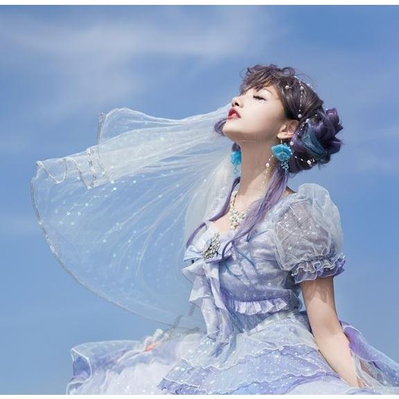ロリータ服 マーメイド ワンピース2色 ブルー パープル ふんわり