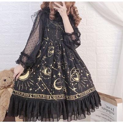 ロリータワンピース ロリータドレス ロリータファッション ゴスロリファッション ゴスロリ ゴシック カジュアルロリータ リボン フリル ジャンパースカート のみ Loli3024 Luxury ラグジュアリ 通販 Yahoo ショッピング