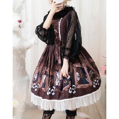 ロリータワンピース ロリータドレス ロリータファッション ゴスロリファッション ゴスロリ 姫ロリ クラシカルロリータ クラロリ レースアップ 編み上げ プリント Loli3030 Luxury ラグジュアリ 通販 Yahoo ショッピング