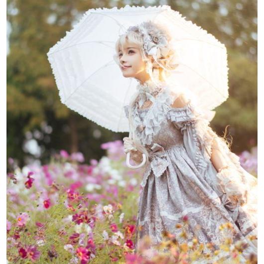 ロリィタ 甘ロリ ジャンスカ 姫袖ブラウス 水色 ロリィタ 甘ロリ ジャンスカ 姫袖ブラウス 水色 Amazon.co.jp