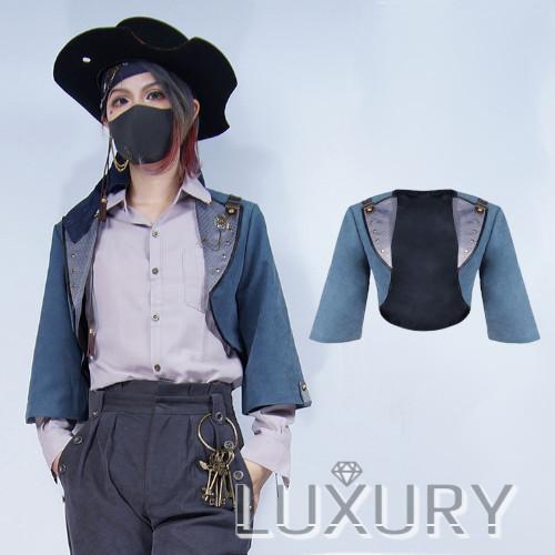 ロリータ服 ジャケット steampunk スチームパンク ネイビー ボレロ JK