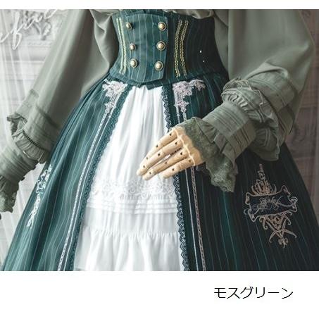 ロリータ服 ロリータファッション ミディアムスカート 3色 秋冬