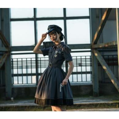 ワンピース 5色 春秋 パンク カジュアル ミリタリー ショート丈 ミディアム丈 ひざ丈 ひざ上丈 大きいサイズ サイズ豊富 半袖 ペンシル すっきり 美シルエット Loli3479 Luxury ラグジュアリ 通販 Yahoo ショッピング