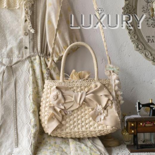 かごバッグ Sweet Dreamer 春夏 2way リボン お花モチーフ フラワー ゴシック ロリータ服 ビジュー イミテーションパール 巾着バ Loli4066ならショッピング ランキングや口コミも豊富なネット通販 更にお得なpaypay残高も スマホアプリも充実で毎日どこからでも気に