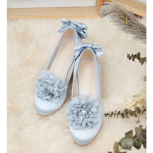 パンプス 5色 通年 春夏 甘ロリ クラロリ クラシカル リボン お花 フラワーモチーフ イミテーションパール カラバリ豊富 華やか ヒール かわいい 大きいサイズ Loli40 Luxury ラグジュアリ 通販 Yahoo ショッピング