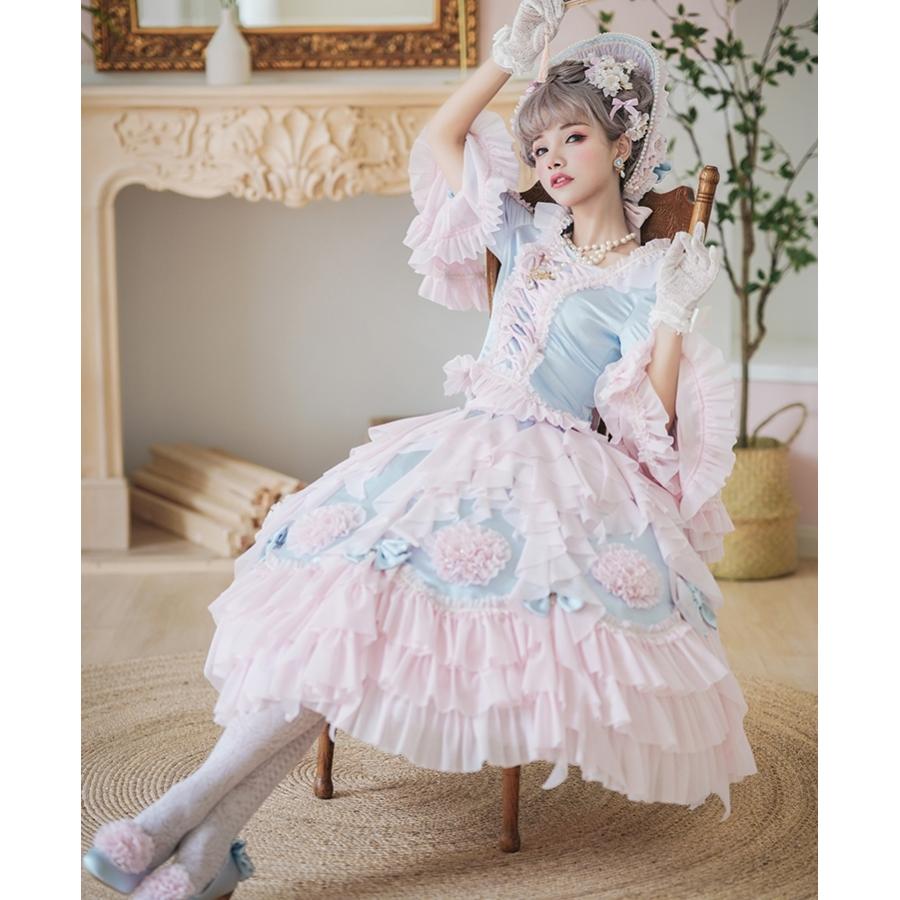 ATELIER BOZ アトリエボズ クラシックフリルスカート 花柄 ロリータ