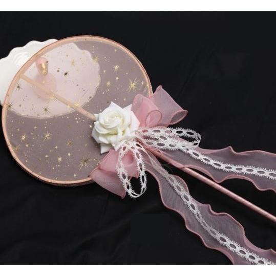 うちわ 5色 通年 春夏 華ロリ 扇子 小物 雑貨 フラワー ふんわり リボン 中国風 チャイナ 撮影 イベント パーティ おしゃれ かわいい エレガント 宮廷風 レトロ Loli4260 Luxury ラグジュアリ 通販 Yahoo ショッピング