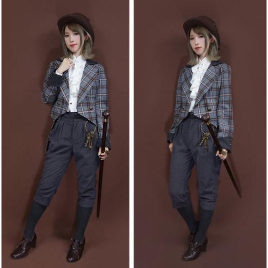 ロリータ服 ロリータファッション チェックジャケット