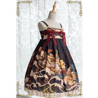 ロリータ服 ロリータファッション ジャンスカ 5色 JSK 和ロリ 通年