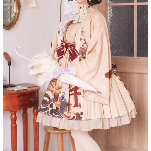 ロリータ服 ロリータファッション ジャンスカ 5色 JSK 和ロリ 通年