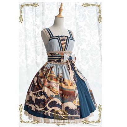 ロリータ服 ロリータファッション ジャンスカ 5色 JSK 和ロリ 通年
