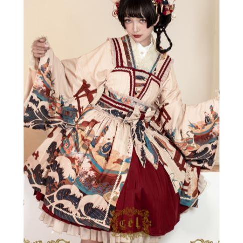 ロリータ服 ロリータファッション ジャンスカ 5色 JSK 和ロリ 通年