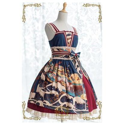 ロリータ服 ロリータファッション ジャンスカ 5色 JSK 和ロリ 通年