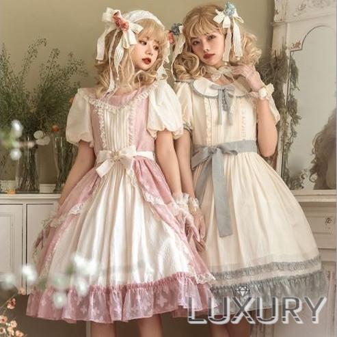 大流行中 ドレスワンピース 2色 Nyanya 春夏 半袖 ワンピースのみ ワンピ ひざ丈 ミディアム おしゃれ 結婚式 パーティ かわいい クラシカル クラロリ お姫様 姫ロリ フレ 代引不可 Www Aqtsolutions Com