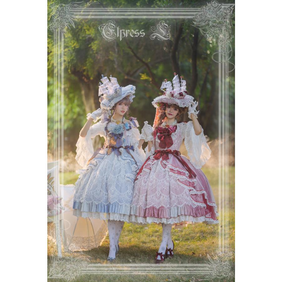 ロリータ服 ロリータファッション シフォンブラウス 2色