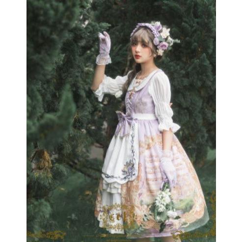 ロリータ服 ロリータファッション ジャンパースカート 2色 クラシカル