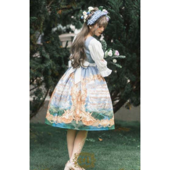 ロリータ服 ロリータファッション ジャンパースカート 2色 クラシカル 