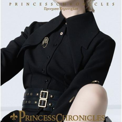 超美品の 【即納 現品限り】ロリータ服 ロリータファッションブラウス princess Chronicles トップス スチームパンク steampunk レイヤード