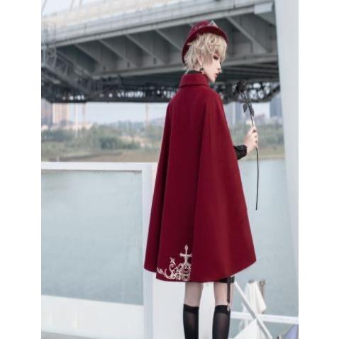 ロリータ服 ロリータファッション マントコート3色 ミディアム ゆったり princess Chronicles クラシカル クラロリ 男装 プリンスの画像