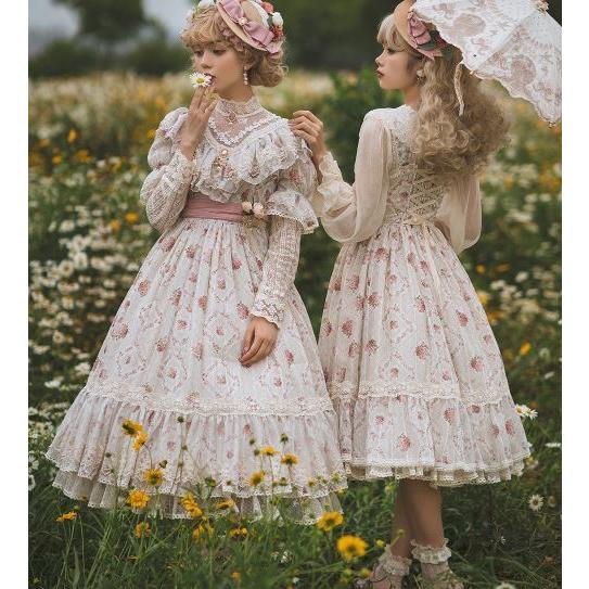 納期40日】ロリータ服 ロリータファッションロココ調 ジャンスカ miss