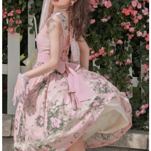 納期40日】ロリータ服 ロリータファッションローズガーデン ジャンパー