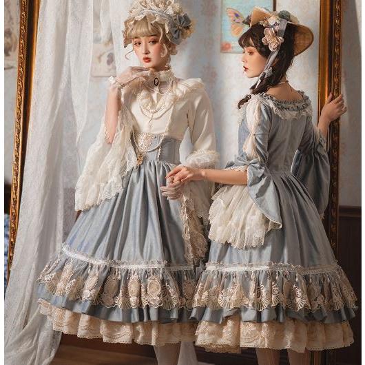 納期40日】ロリータ服 ロリータファッションロングスカート miss point 
