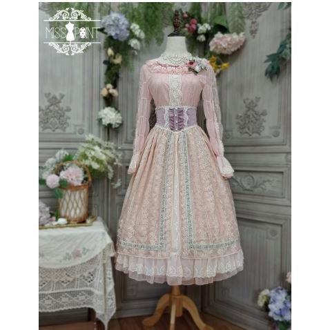 納期40日】ロリータ服 ロリータファッションワンピース3色 春秋 miss