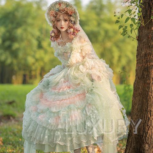 現品限り】ロリータ服 ロリータファッション ドレスワンピース 春夏 