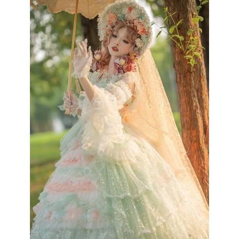 現品限り】ロリータ服 ロリータファッション ドレスワンピース