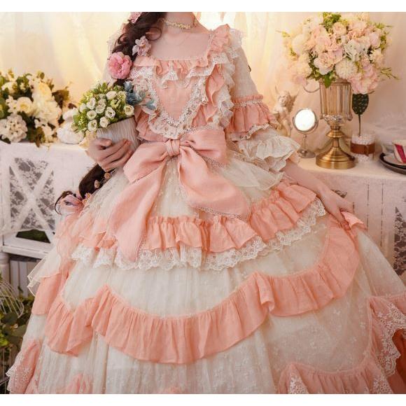 M即納あり】ロリータ服 ロリータファッション ドレスワンピース 春夏