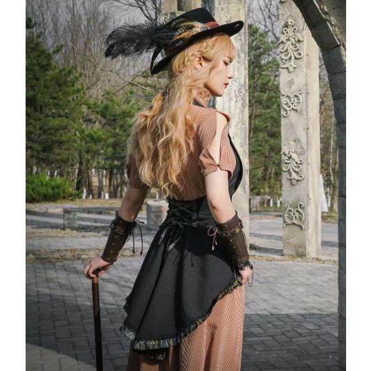 ロリータ服 ロリータファッション ベスト 春夏 トップス ベストのみ steampunk スチームパンク 雑貨 小物 レイヤード 重ね着 エレガント_3